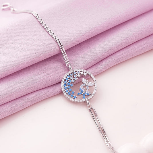 Butterfly of Heaven Rhodium Bracelet