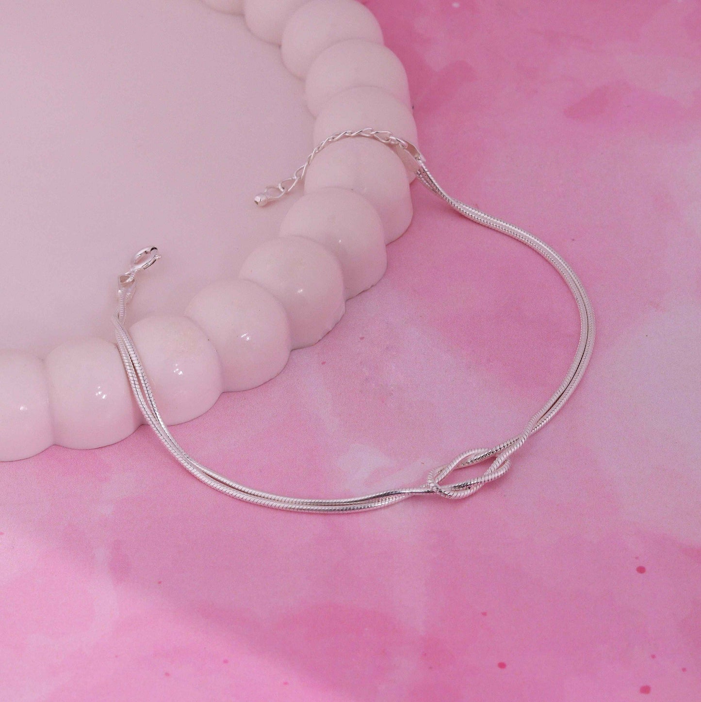 Knot Bracelet | 925 sterling silver jewellery (viral)