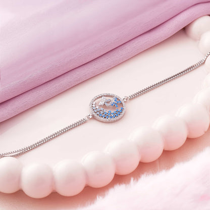 Butterfly of Heaven Rhodium Bracelet