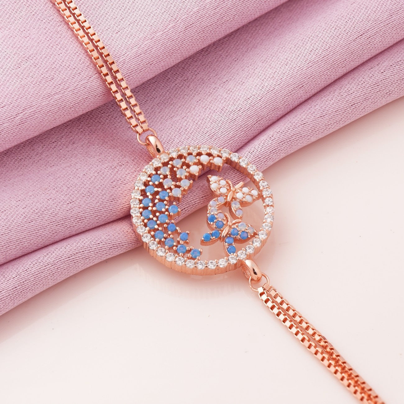 Butterfly of Heaven Rose Gold Bracelet