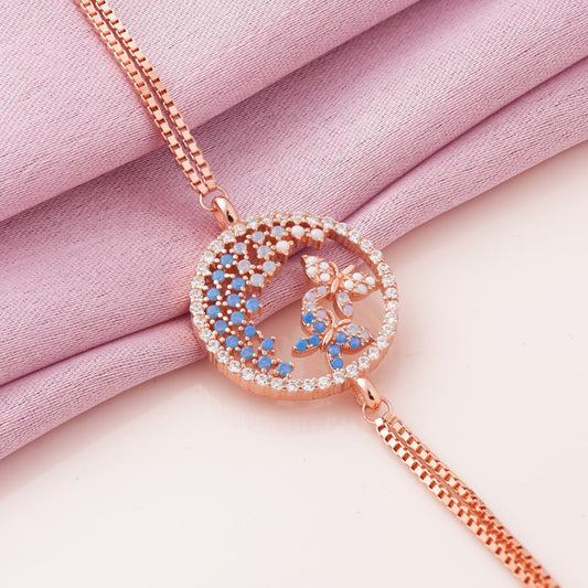 Butterfly of Heaven Rose Gold Bracelet
