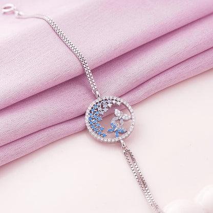 Butterfly of Heaven Rhodium Bracelet