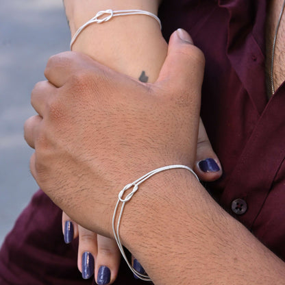 Love Knot Bracelets (couple) 925 sterling silver jewellery | viral