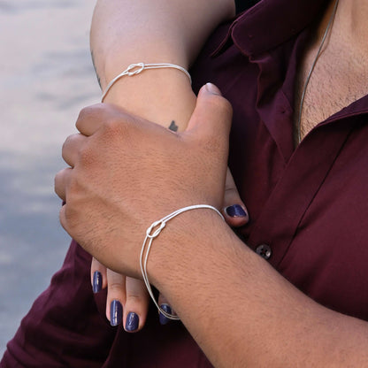 Love Knot Bracelets (couple) 925 sterling silver jewellery | viral