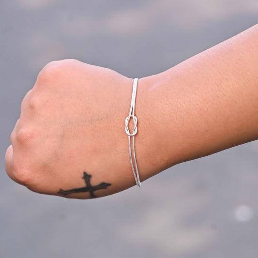 Knot Bracelet | 925 sterling silver jewellery (viral)