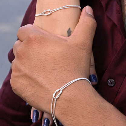 Love Knot Bracelets (couple) 925 sterling silver jewellery | viral