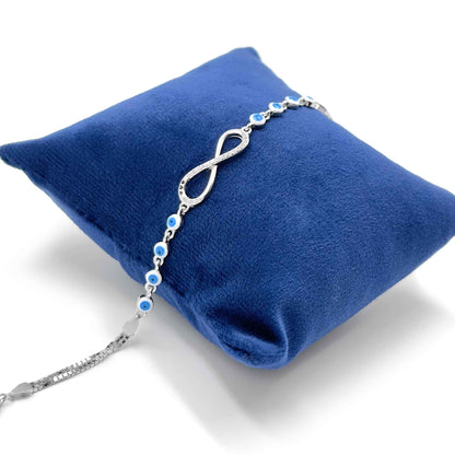 Infinity Evil Eye Bracelet
