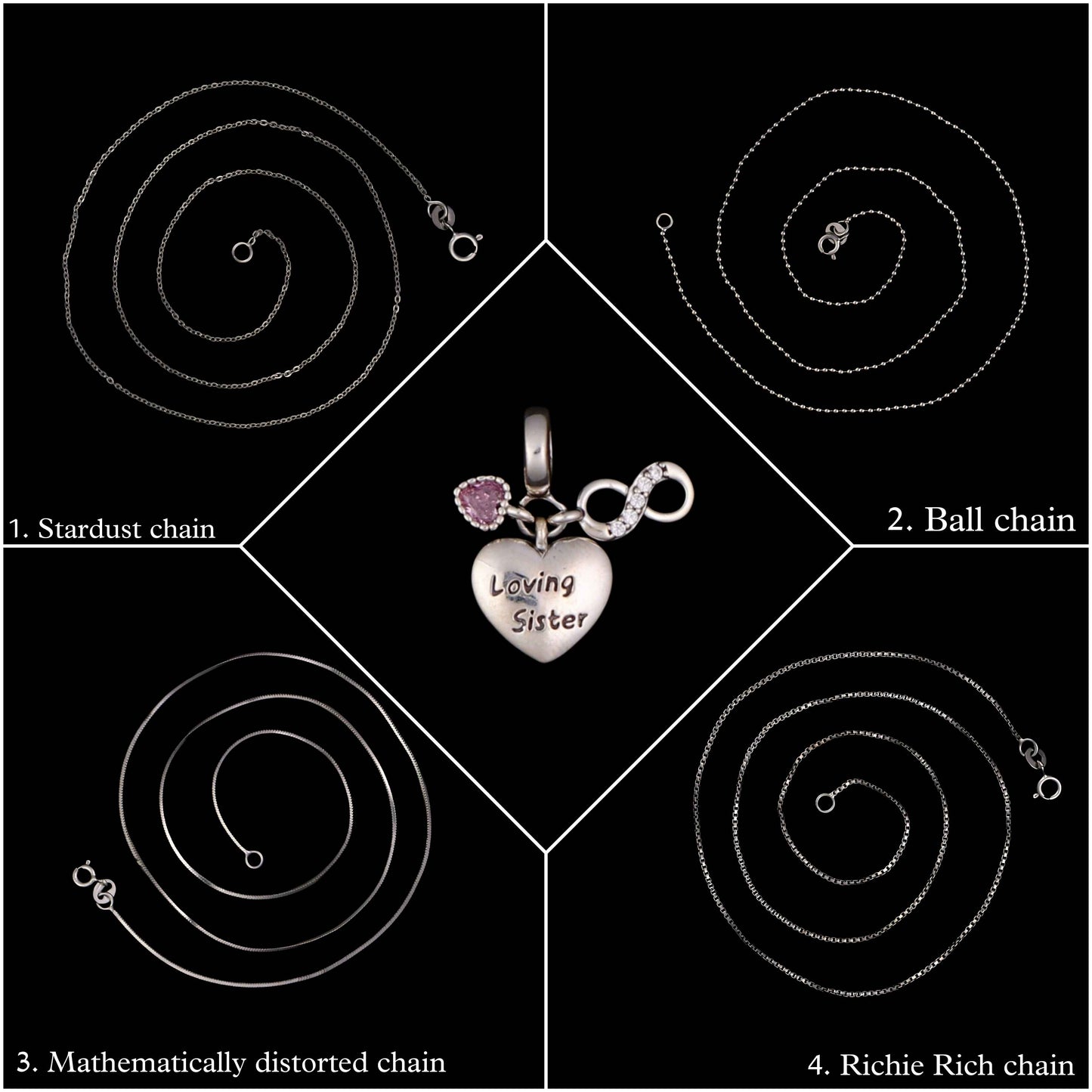 Loving Sister Pendant Chain