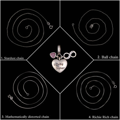 Loving Sister Pendant Chain