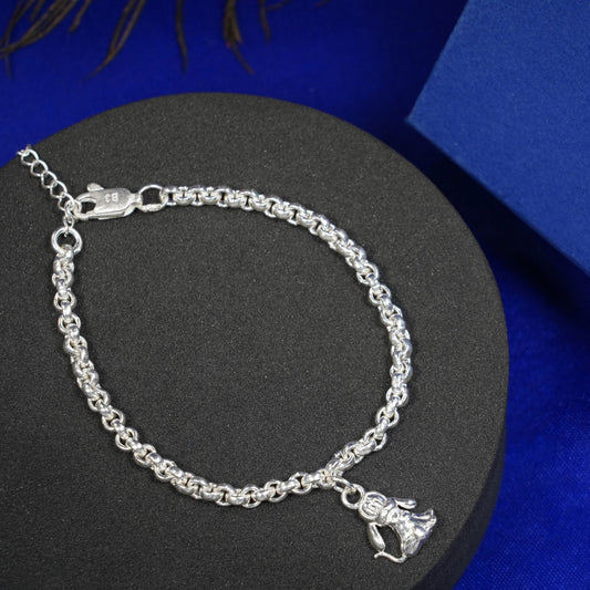 Goofi silver charm bracelet