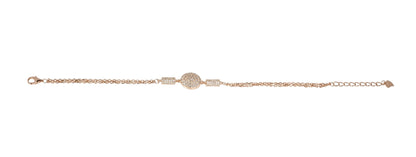 Rose gold zircon studded bracelet